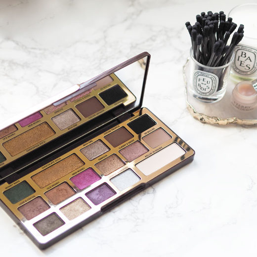 The Too Faced Chocolate Gold Eyeshadow Palette Review via Sarenabee.com